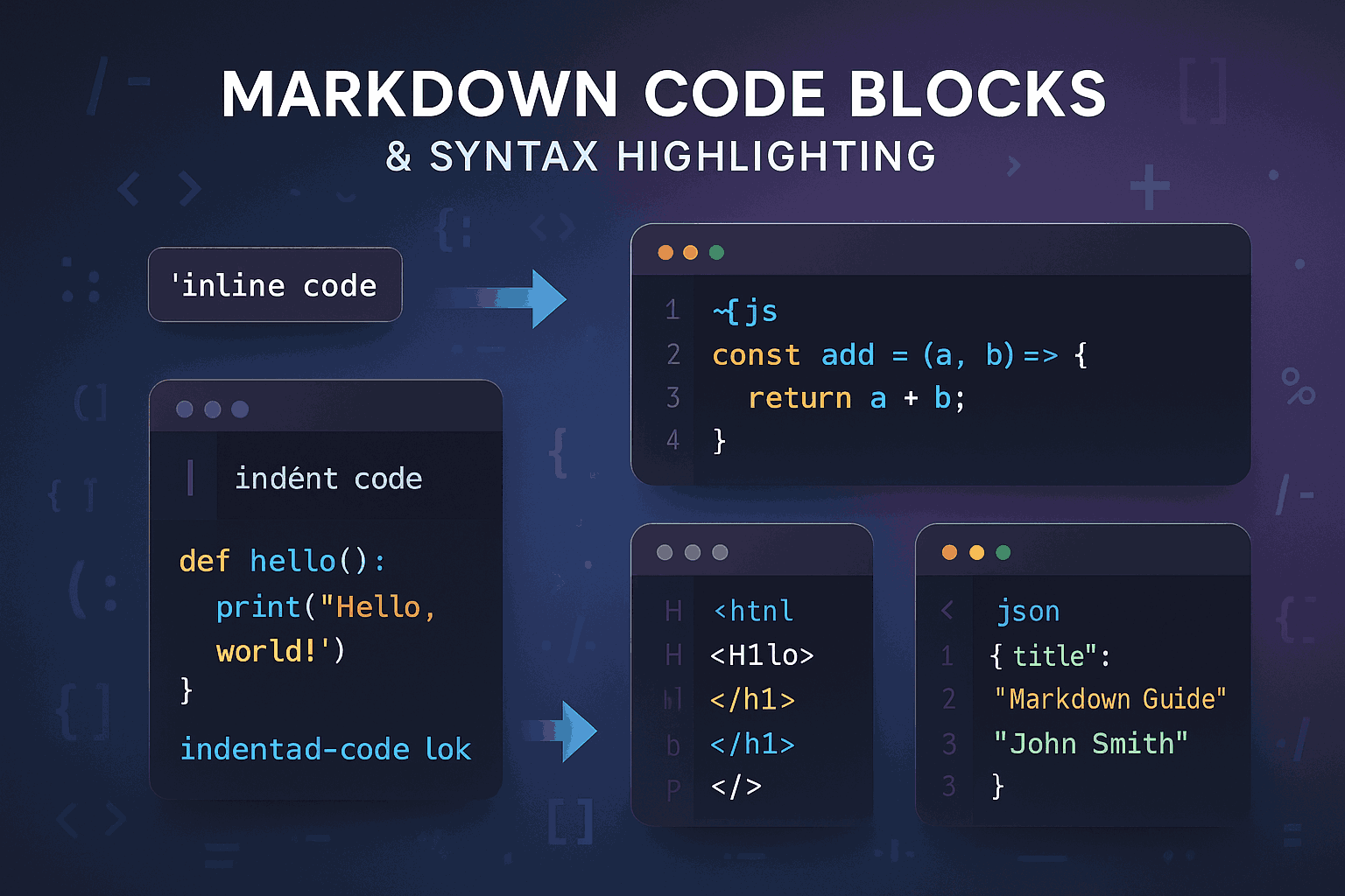 Markdown 代码块与语法高亮