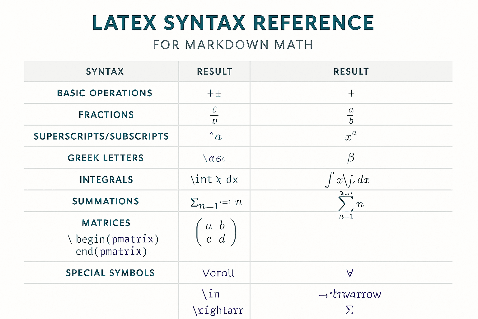 The Complete Guide To Markdown Math Formulas A Comprehensive Tutorial The Complete Guide To Markdown Math Formulas A Comprehensive Tutorial